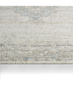 Jaipur Living Elyara CSN06 Tufted Medallion Gray/Blue Runner (3'X10')