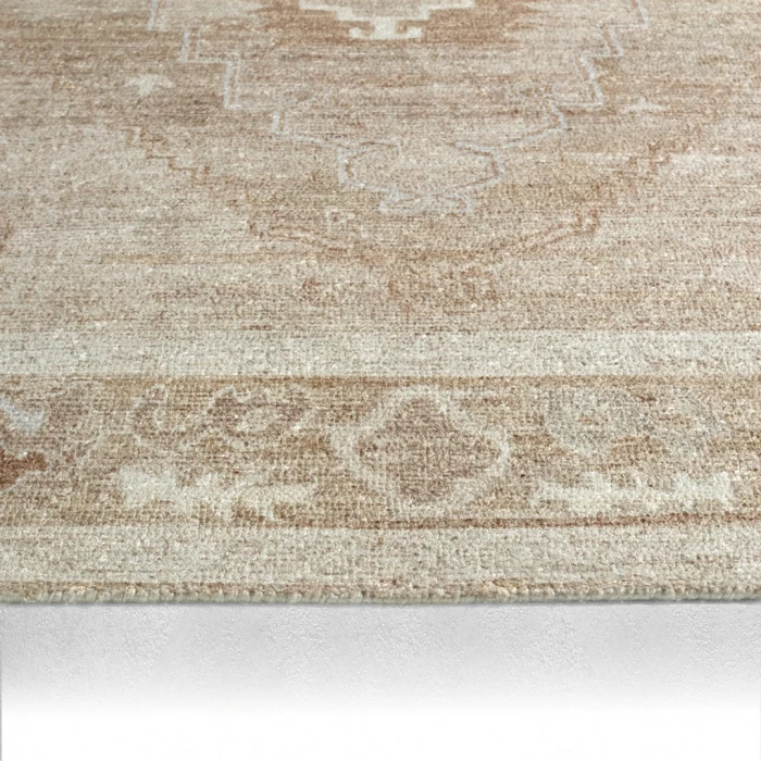 Jaipur Living Kaelen CSN07 Tufted Medallion Tan Runner (3'X10')