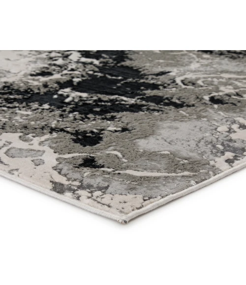 Jaipur Living Fen Abstract Black/ Gray Area Rug (9'6"X13')