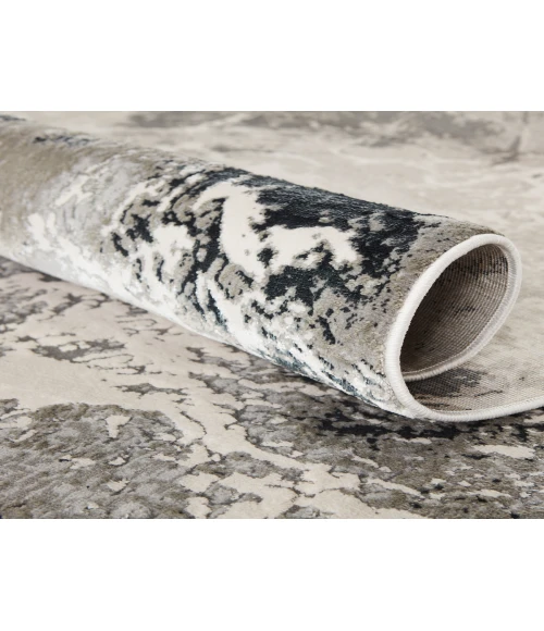 Jaipur Living Fen Abstract Black/ Gray Area Rug (9'6"X13')