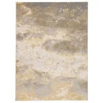 Jaipur Living Catalyst Cisco CTY02 Gray/Gold 6 ft. 7 in. X 9 ft. 6 in. Rectangle Rug