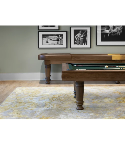 Jaipur Living Cisco Abstract Gray/ Gold Runner Rug (2'2"X8')