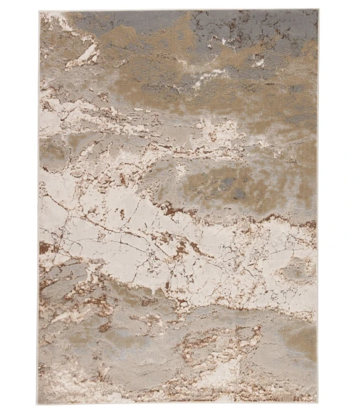 Jaipur Living Cisco Abstract Gray/ Brown Area Rug (7'10"X10'6")
