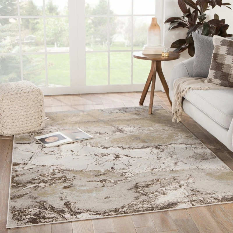 Jaipur Living Catalyst Cisco CTY03 Gray/Brown 2 ft. 2 in. X 8 ft. Rectangle Rug