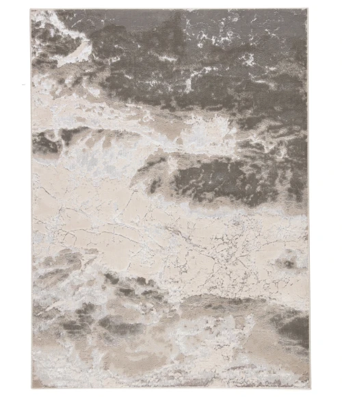 Jaipur Living Cisco Abstract Gray Runner Rug (2'2"X8')