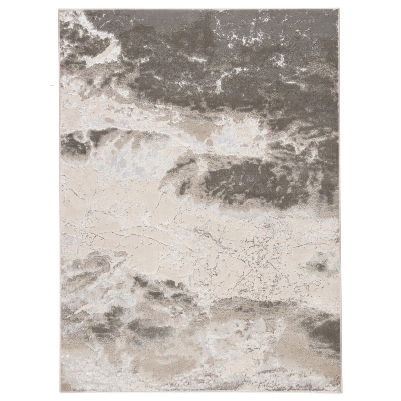 Jaipur Living Cisco Abstract Gray Area Rug (6'7"X9'6")