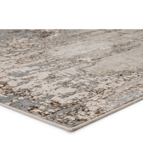 Jaipur Living Calibra Abstract Gray/ Taupe Area Rug (6'7"X9'6")