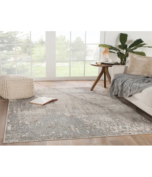 Jaipur Living Calibra Abstract Gray/ Taupe Area Rug (6'7"X9'6")