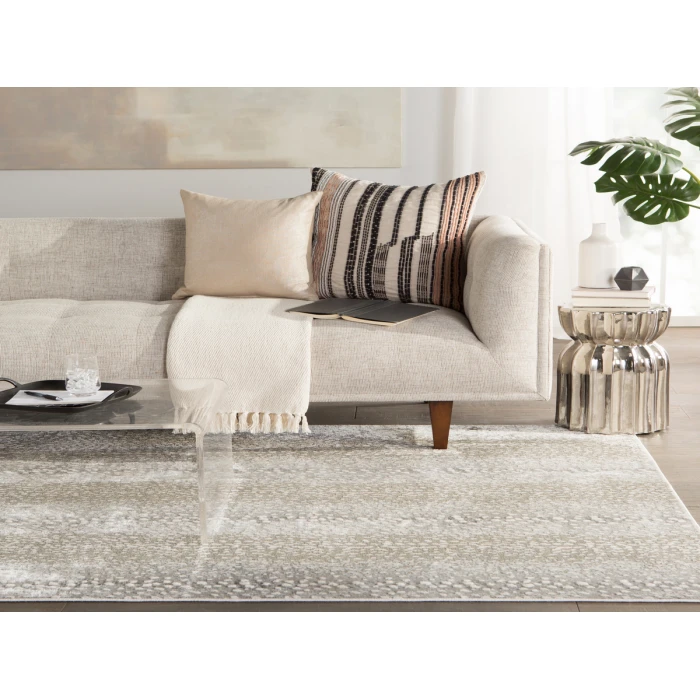 Jaipur Living Axis Animal Taupe/ Natural Runner Rug (3'3"X12')