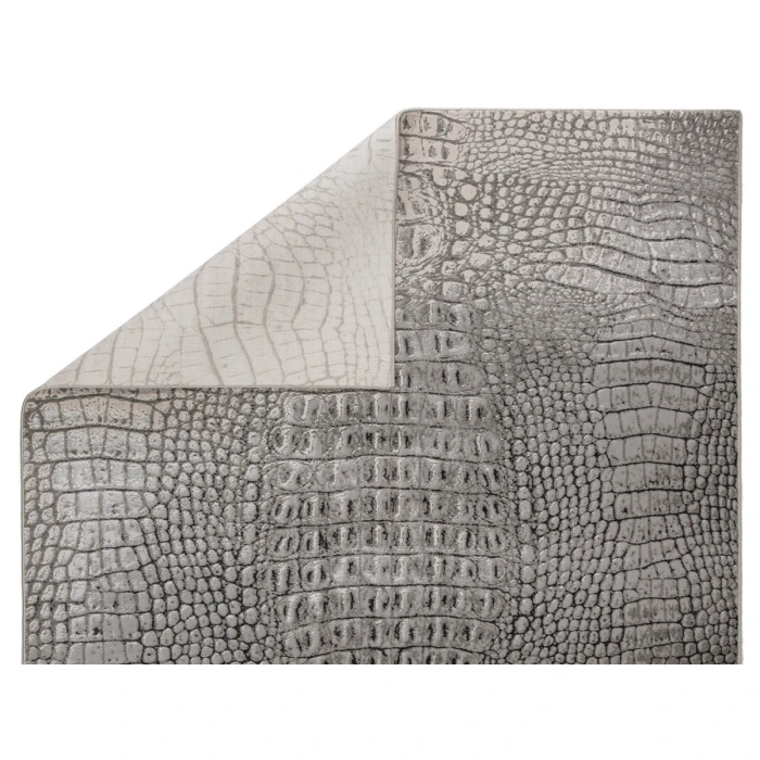Jaipur Living Canberra Animal Gray/ Black Runner Rug (3'3"X12')