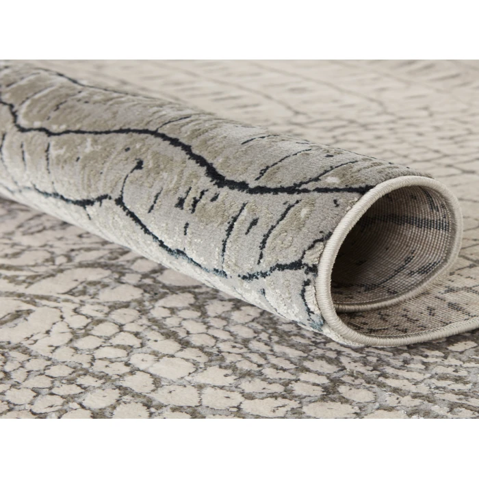 Jaipur Living Canberra Animal Gray/ Black Runner Rug (3'3"X12')