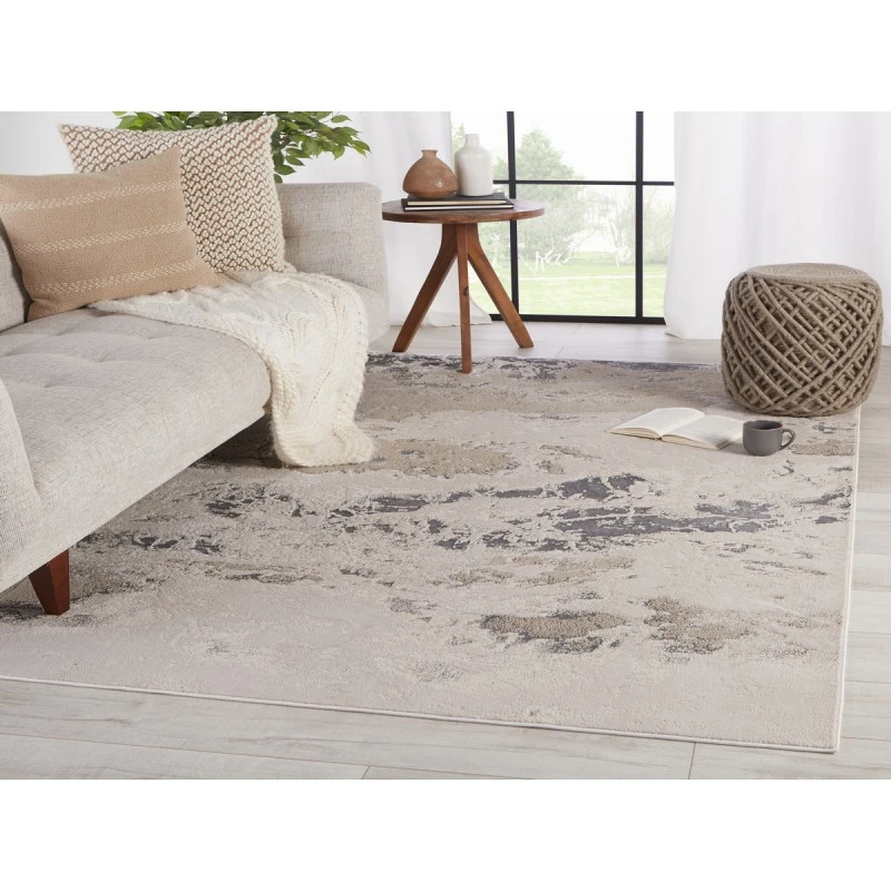Jaipur Living Catalyst Light Gray CTY11 18 in. Swatch Square Rug