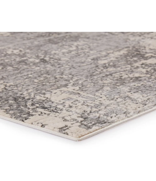 Jaipur Living Calibra Abstract Gray/ Silver Runner Rug (2'2"X8')