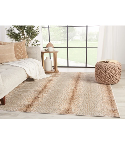 Jaipur Living Axis Animal Tan/ Gray Runner Rug (2'2"X8')