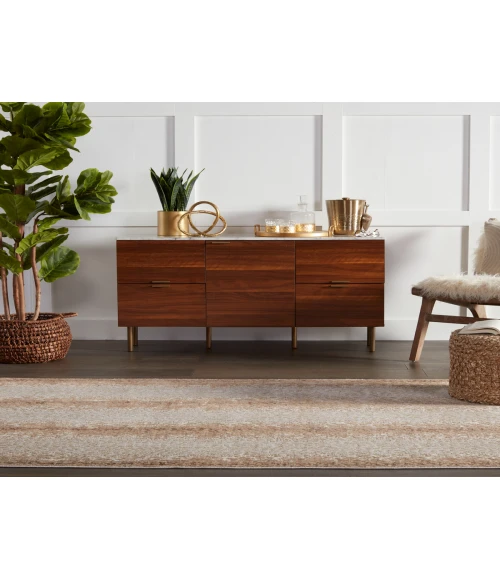 Jaipur Living Axis Animal Tan/ Gray Runner Rug (2'2"X8')