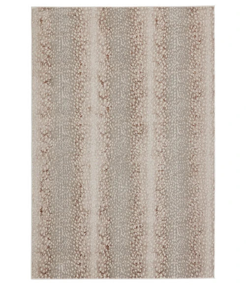 Jaipur Living Axis Animal Light Gray/ Brown Runner Rug (2'2"X8')