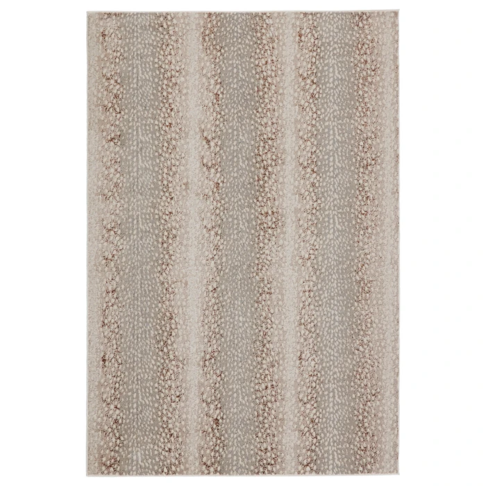 Jaipur Living Axis Animal Light Gray/ Brown Area Rug (5'X7'6")
