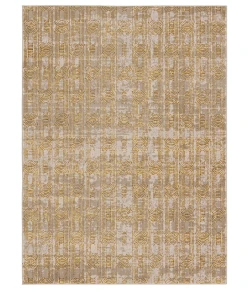 Jaipur Living Catalyst Gimeas CTY27 Gold - Taupe 2 ft. 2 in. X 8 ft. Rectangle Rug