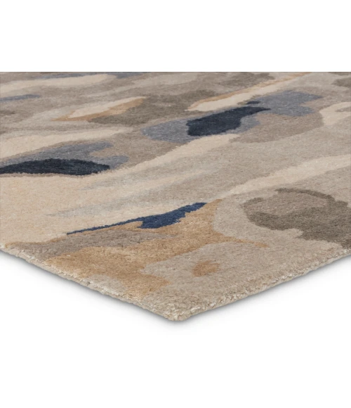 Jaipur Living Atoll Handmade Animal Pattern Blue/ Taupe Area Rug 10'X14'