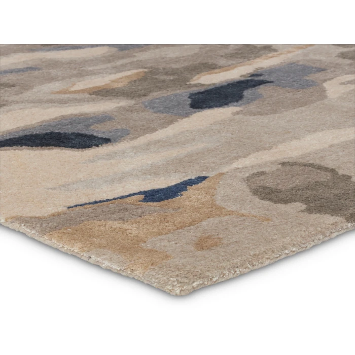 Jaipur Living Atoll Handmade Animal Pattern Blue/ Taupe Area Rug 10'X14'
