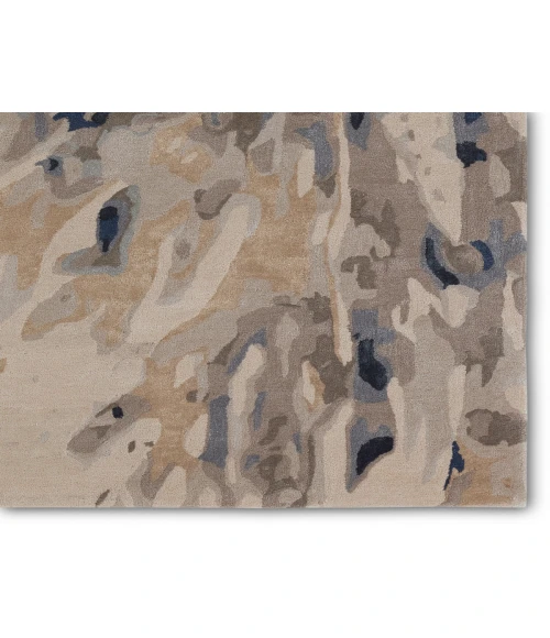 Jaipur Living Atoll Handmade Animal Pattern Blue/ Taupe Area Rug 10'X14'