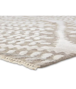Jaipur Living Diadem Leoline DIA01 White - Tan/Taupe 8 ft. X 10 ft. Rectangle Rug