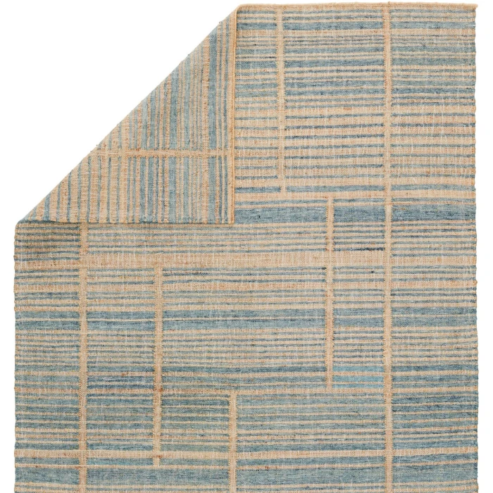 Jaipur Living Ciana Handmade Striped Brown/ Blue Area Rug 5'X8'