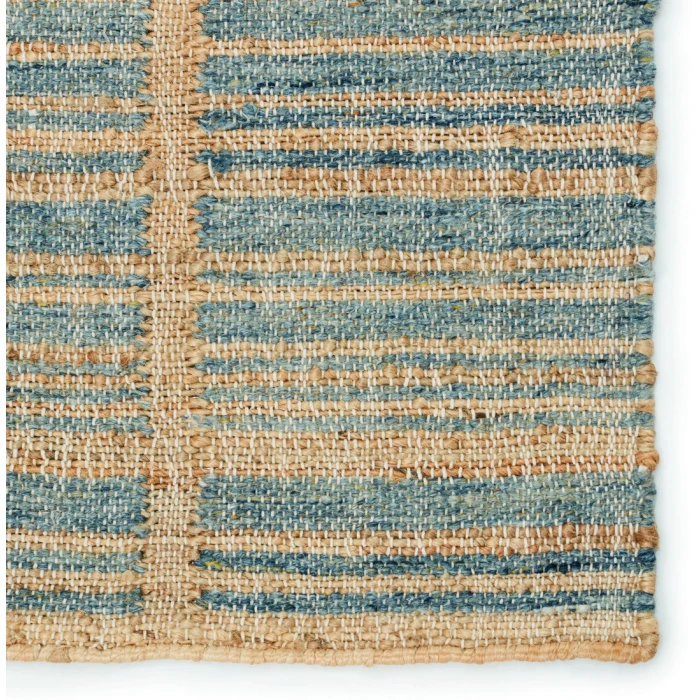 Jaipur Living Ciana Handmade Striped Brown/ Blue Area Rug 5'X8'