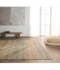 Jaipur Living Ciana Handmade Striped Brown/ Blue Area Rug 5'X8'