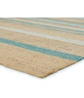 Jaipur Living Vitelli Handmade Striped Beige/ Blue Area Rug 5'X8'