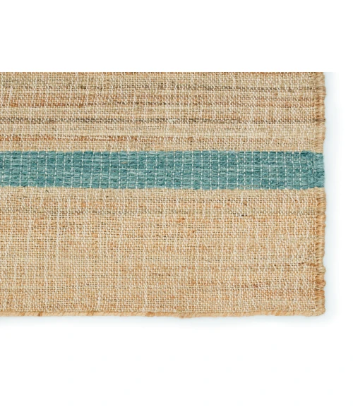 Jaipur Living Vitelli Handmade Striped Beige/ Blue Area Rug 5'X8'