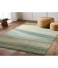 Jaipur Living Vitelli Handmade Striped Beige/ Blue Area Rug 5'X8'