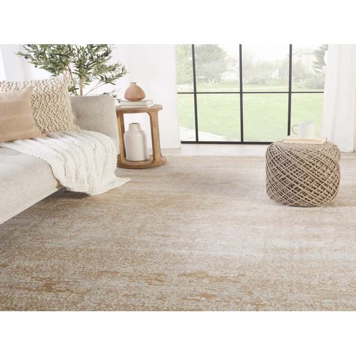 Jaipur Living En Blanc Gold EBC03 18 in. Swatch Square Rug