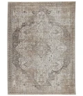 Vibe by Jaipur Living Ginevra Medallion Gray/ Ivory Area Rug (8'10"X12'7")