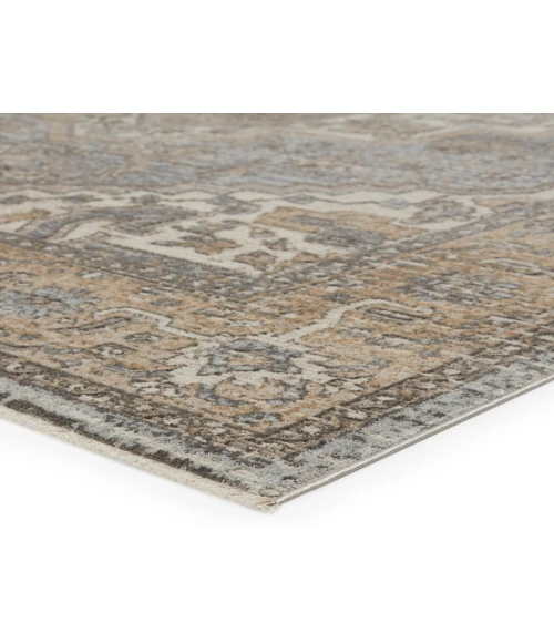 Vibe by Jaipur Living Venn Medallion Tan/ Gray Area Rug (5'3"X7'6")