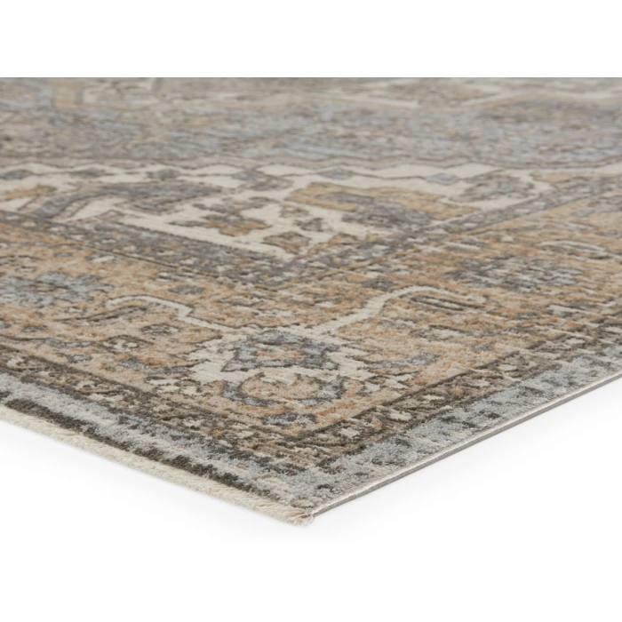 Vibe by Jaipur Living Venn Medallion Tan/ Gray Runner Rug (3'X8')