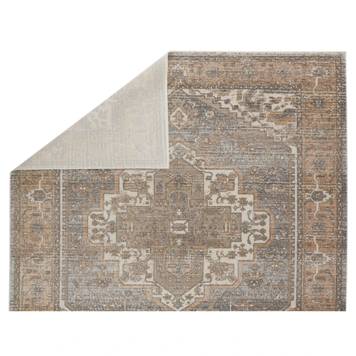 Vibe by Jaipur Living Venn Medallion Tan/ Gray Runner Rug (3'X8')