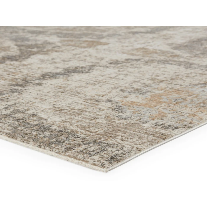 Vibe by Jaipur Living Airi Medallion Gray/ Beige Area Rug (5'3"X7'6")