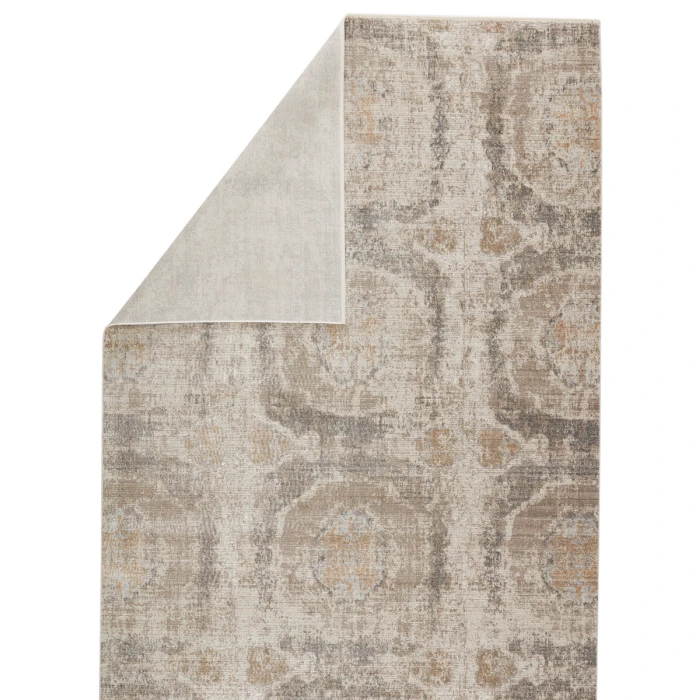 Vibe by Jaipur Living Airi Medallion Gray/ Beige Area Rug (5'3"X7'6")