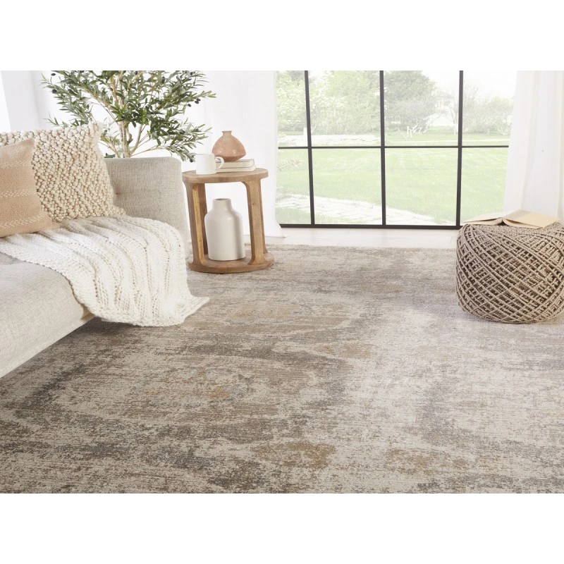 Jaipur Living En Blanc Gray EBC06 18 in. Swatch Square Rug