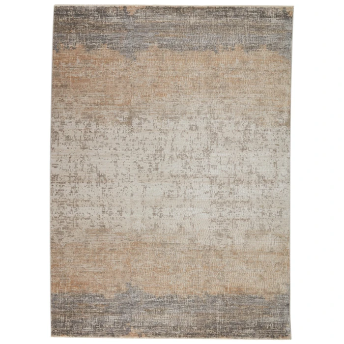 Vibe by Jaipur Living Akari Abstract Gray/ Light Tan Area Rug (8'10"X12'7")