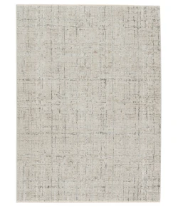 Vibe by Jaipur Living En Blanc Sovis EBC10 Light Gray - Ivory 5 ft. 3 in. X 7 ft. 6 in. Rectangle Rug