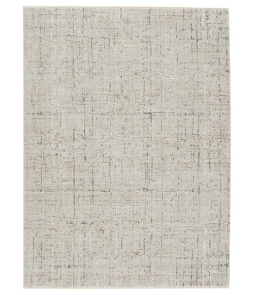 Vibe by Jaipur Living Sovis Abstract Light Gray/ Ivory Area Rug 7'10"X10'10"