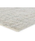 Vibe by Jaipur Living Sovis Abstract Light Gray/ Ivory Area Rug 7'10"X10'10"