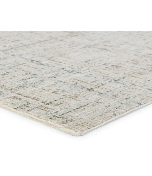 Vibe by Jaipur Living Sovis Abstract Light Gray/ Ivory Area Rug 7'10"X10'10"