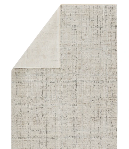 Vibe by Jaipur Living Sovis Abstract Light Gray/ Ivory Area Rug 7'10"X10'10"