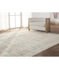 Vibe by Jaipur Living Sovis Abstract Light Gray/ Ivory Area Rug 7'10"X10'10"