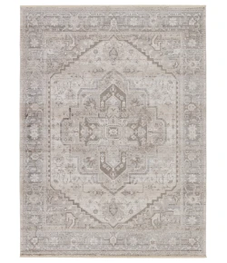 Vibe by Jaipur Living En Blanc Venn EBC11 Taupe - Silver 7 ft. 10 in. X 10 ft. 10 in. Rectangle Rug