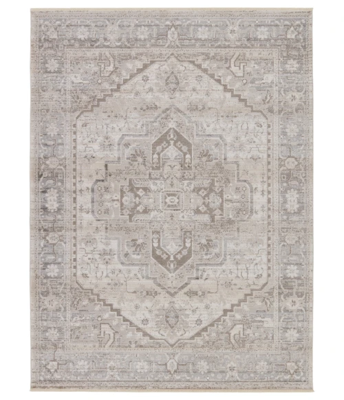 Vibe by Jaipur Living Venn Medallion Taupe/ Silver Area Rug 7'10"X10'10"
