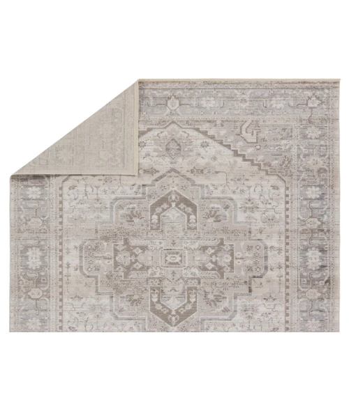 Vibe by Jaipur Living Venn Medallion Taupe/ Silver Area Rug 7'10"X10'10"